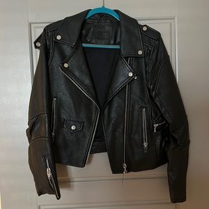 BLANK NYC Faux Leather Moto Jacket